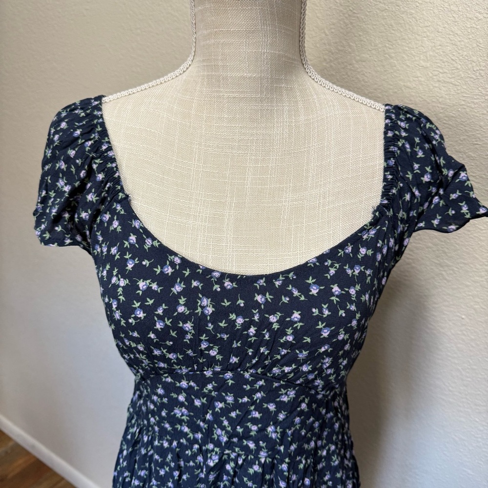 NWT - COTTON:ON - Floral Navy Dress - Size Small